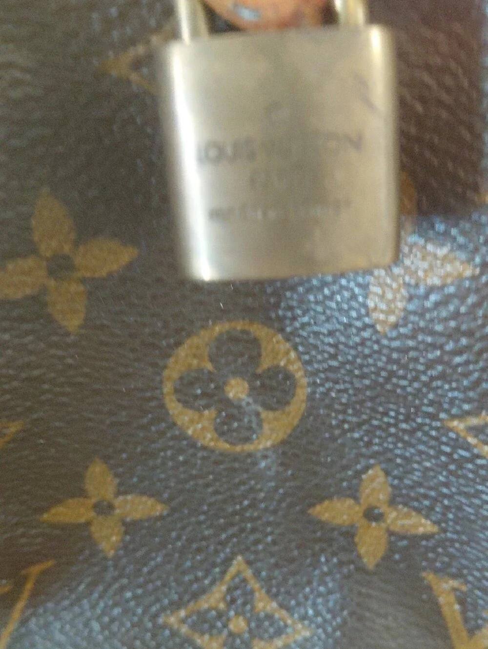 Vintage Authentic Louis Vuitton Brown Monogram Speedy Bag